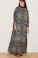 Outlet- Winter 2021 - Long sleeves Silky dress - Ceramic SAMPLE