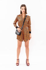 Leather bum bag and cross-body bag