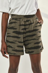 The Basketball 🏀 shorts - Green Zebra 🦓