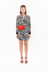 Leather Pouch - Leather Bum Bag - Red