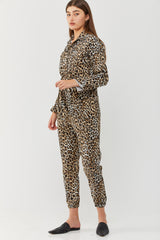 ⛈Winter 2022 - Ada Maxi Jumpsuit - Size 36 - Leopard 🐆 SAMPLE