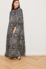 Outlet- Winter 2021 - Long sleeves Silky dress - Ceramic SAMPLE