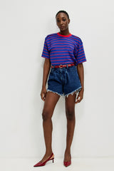 🍰 Summer 2026 - Migel T shirt - Blue Soda Stripe