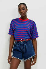 🍰 Summer 2026 - Migel T shirt - Blue Soda Stripe