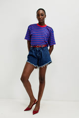 🍰 Summer 2026 - Migel T shirt - Blue Soda Stripe