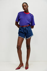 🍰 Summer 2026 - Migel T shirt - Blue Soda Stripe