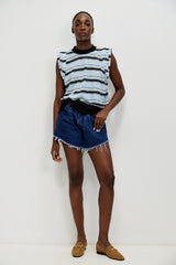 🍰 SUMMER 2026 -  Henri Tank - Sky - 🏙️ **Ribbed hem**