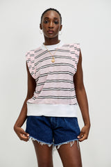 🍰 SUMMER 2026 -  Henri Tank - Cotton candy -🍧☁️💕 **Ribbed hem**