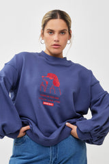 🧦Autumn/Winter 2025/2026 - Sara Sweatshirt - Black - Poodle 🐩