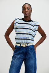🍰 SUMMER 2026 -  Henrietta Tank - Sky - 🏙️ ‪‪❤︎‬ **No ribbed hem**