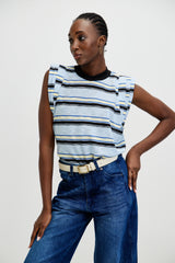 🍰 SUMMER 2026 -  Henrietta Tank - Sky - 🏙️ ‪‪❤︎‬ **No ribbed hem**