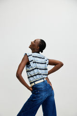 🍰 SUMMER 2026 -  Henrietta Tank - Sky - 🏙️ ‪‪❤︎‬ **No ribbed hem**