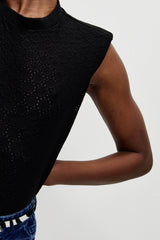 🍰 SUMMER 2026 - Parsa 🧲 Tank -Black Eyelet