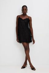 🍰 Summer 2026 - Flirty Dress - Fuzzy Black