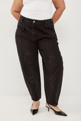 🧦Autumn/Winter 2025/2026 - Our interpretation for Mom jeans - Black