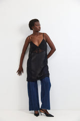 🧦Winter 2025/2026 -Midnight dress - Between Us Black Lace + White T shirt dress