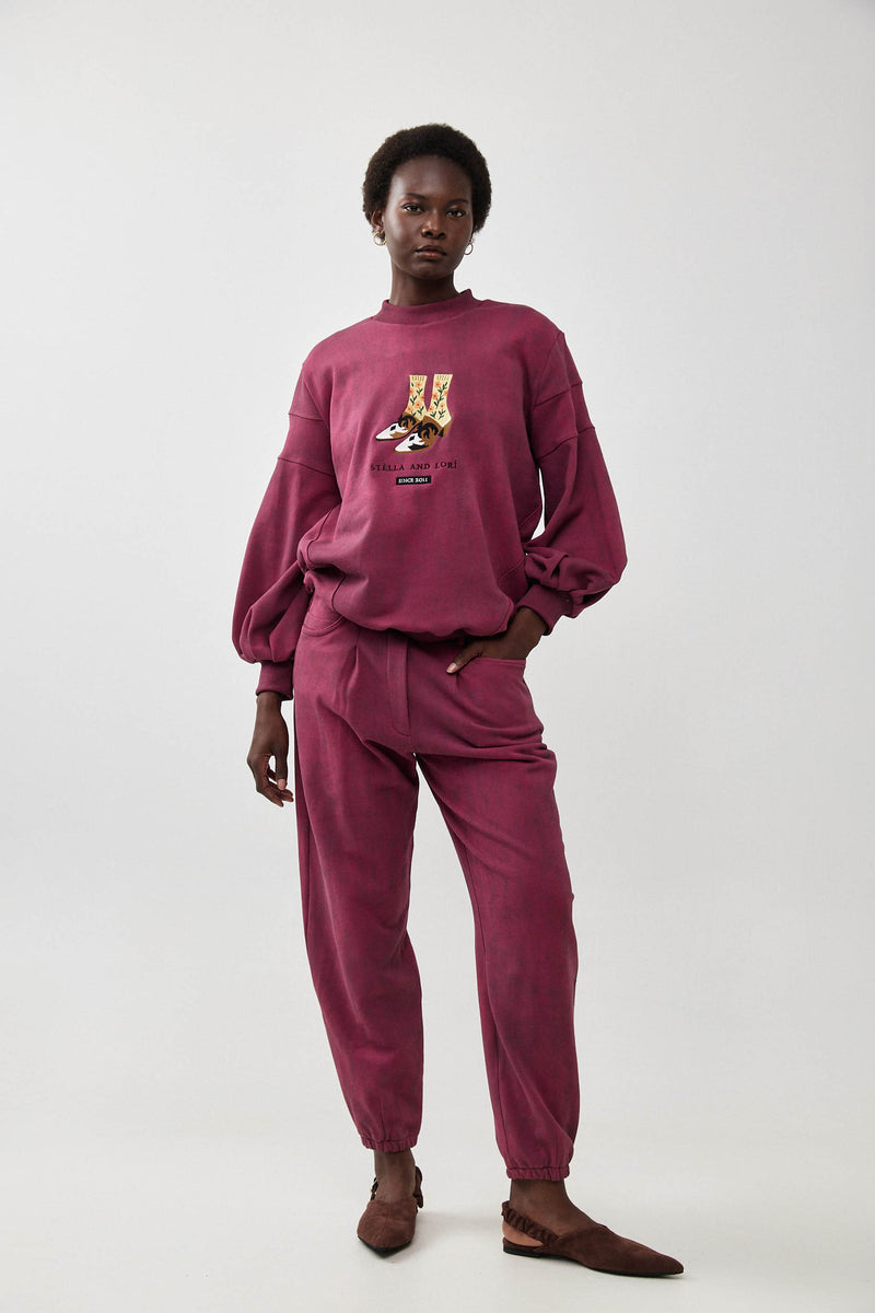 🧦 Autumn/Winter 2025/2026  - Mom’s joggers- Red wine 🍷