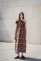 🌼 Summer 2023- Philadelphia 76 - Ethnic One Shoulder Maxi Dress