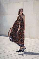 🌼 Summer 2023- Philadelphia 76 - Ethnic One Shoulder Maxi Dress