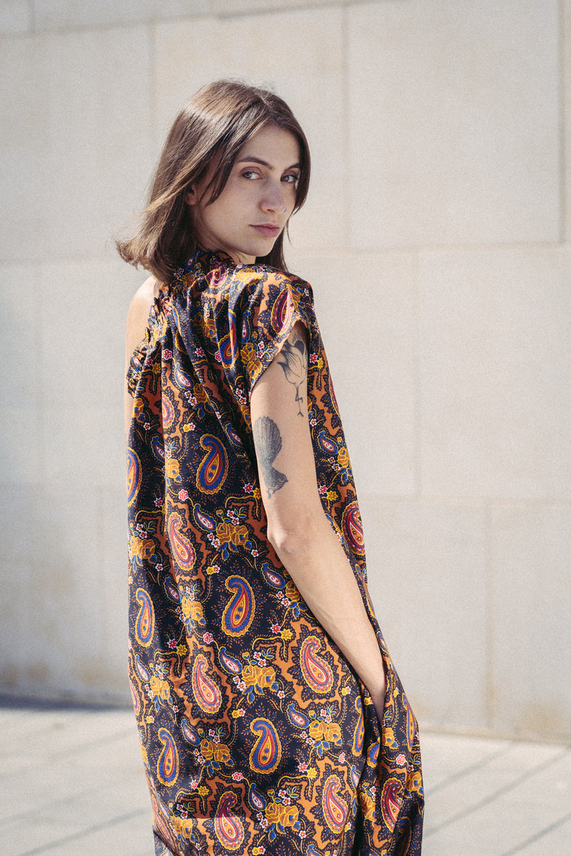 🌼 Summer 2023- Philadelphia 76 - Ethnic One Shoulder Maxi Dress