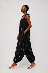 🍰Summer 2026 - Miami jumpsuit - Black with embroidery