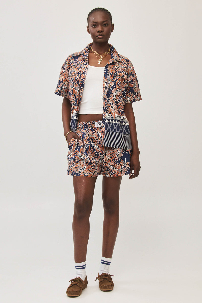 ⛵️Spring/Summer 2025 - BBQ shirt -  Tropical maze