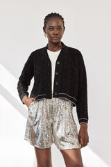 🧣Winter 2024/2025 - Knitwear 🧶Arik Cardigan - Black