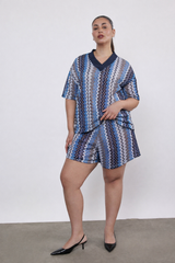 🍰Spring/Summer 2026 - Boxing shorts-Azure Rhythm