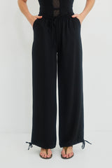 🍁 AUTUMN/WINTER 2026/27 - Nomad- wide leg pants- black