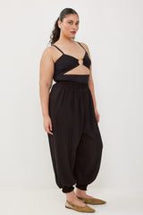 🧦 Autumn/Winter 2025/2026 - Balloon Harem Pants- Black Bubble🥂