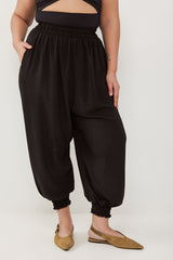 🧦 Autumn/Winter 2025/2026 - Balloon Harem Pants- Black Bubble🥂