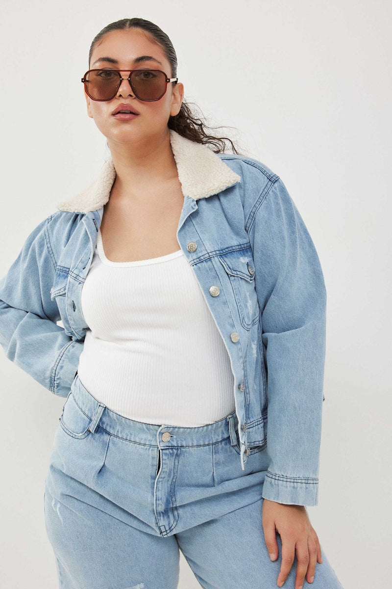 🧦Autumn/Winter 2025/2026  - JAMIE - Denim jacket - Acid