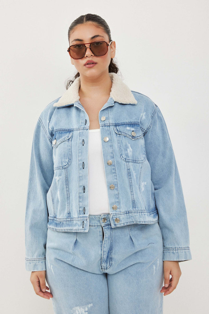 🧦Autumn/Winter 2025/2026  - JAMIE - Denim jacket - Acid