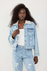 🧦Autumn/Winter 2025/2026  - JAMIE - Denim jacket - Acid