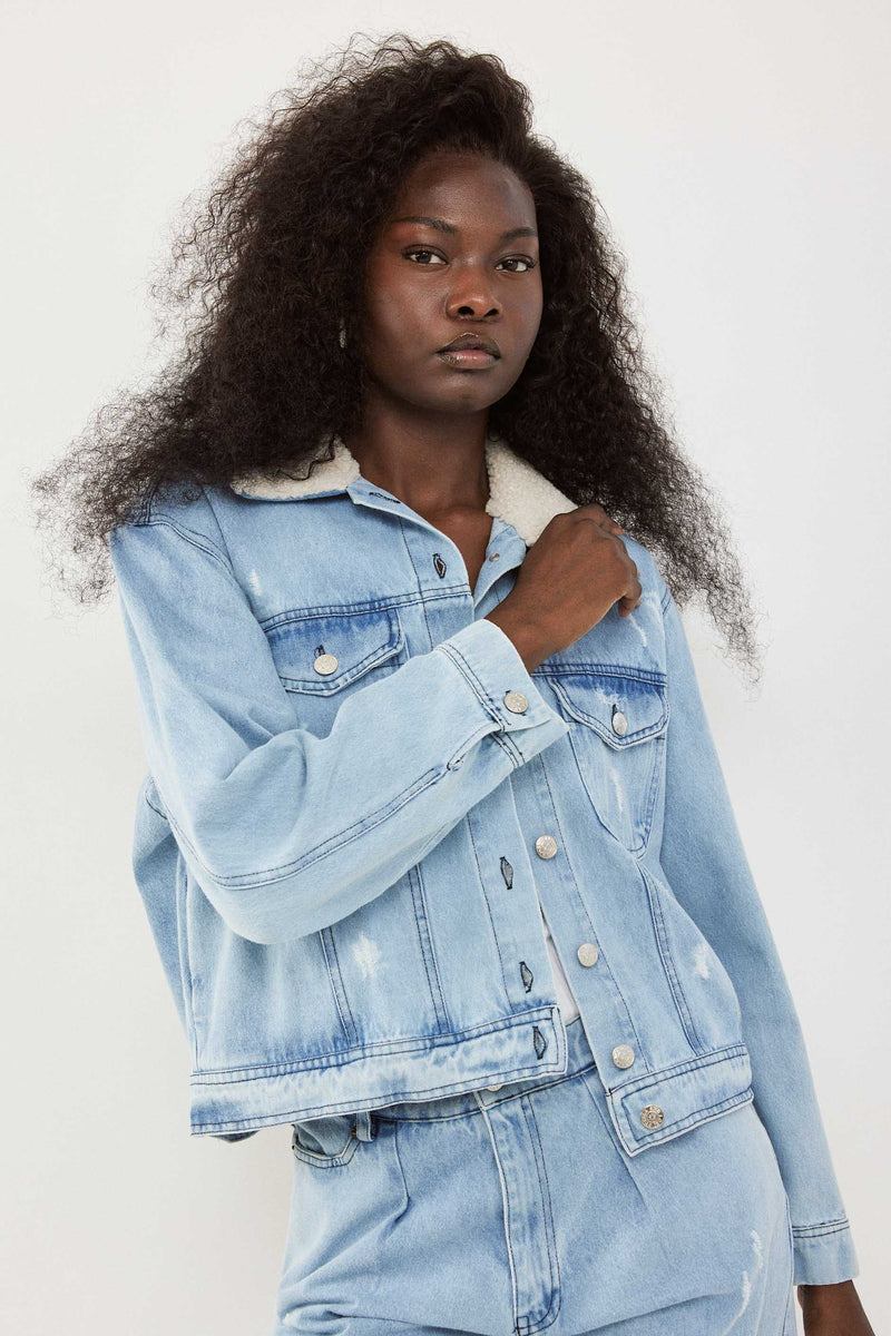 🧦Autumn/Winter 2025/2026  - JAMIE - Denim jacket - Acid