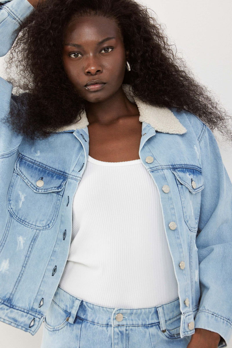 🧦Autumn/Winter 2025/2026  - JAMIE - Denim jacket - Acid