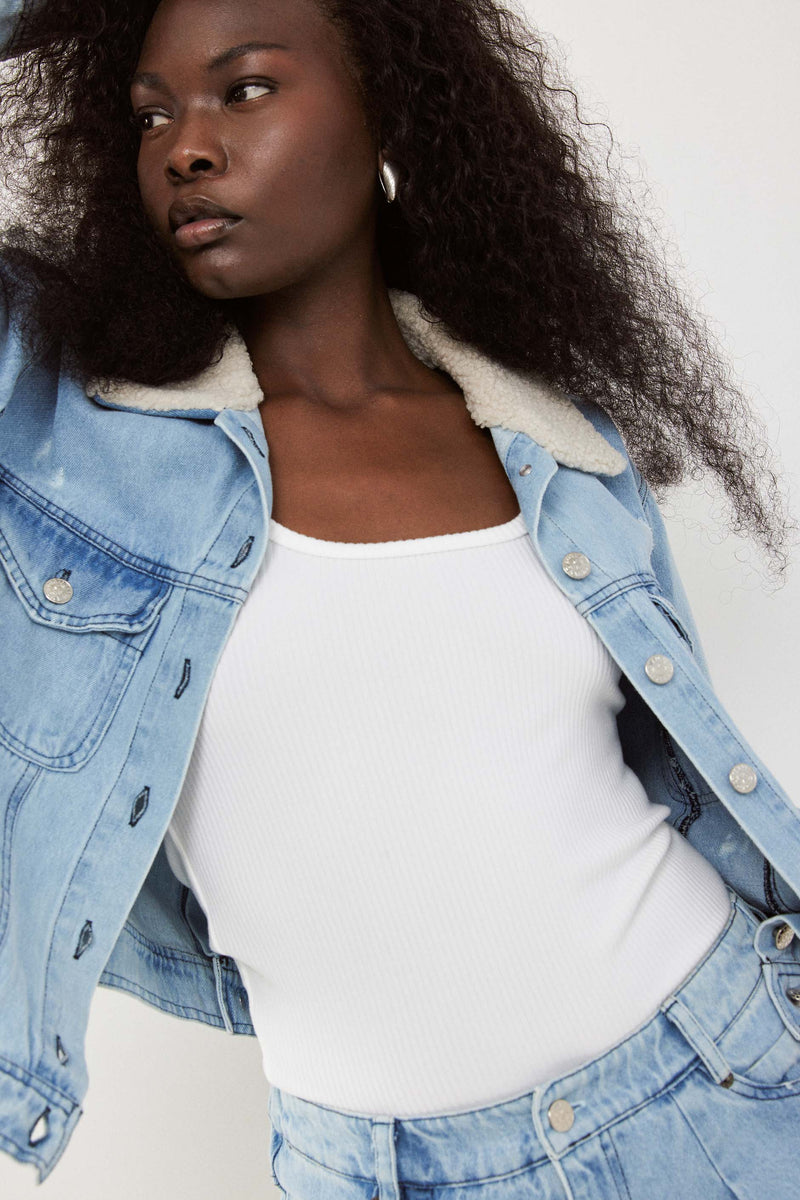 🧦Autumn/Winter 2025/2026  - JAMIE - Denim jacket - Acid