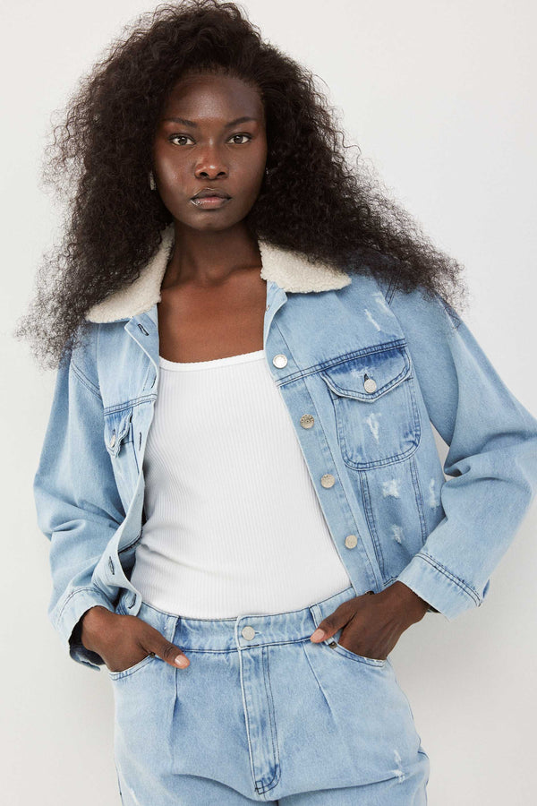 🧦Autumn/Winter 2025/2026  - JAMIE - Denim jacket - Acid