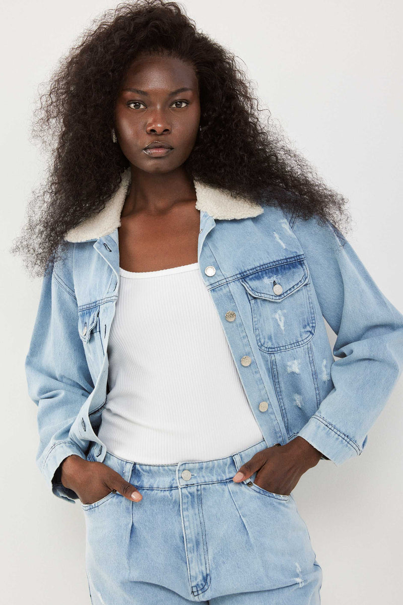 🧦Autumn/Winter 2025/2026  - JAMIE - Denim jacket - Acid