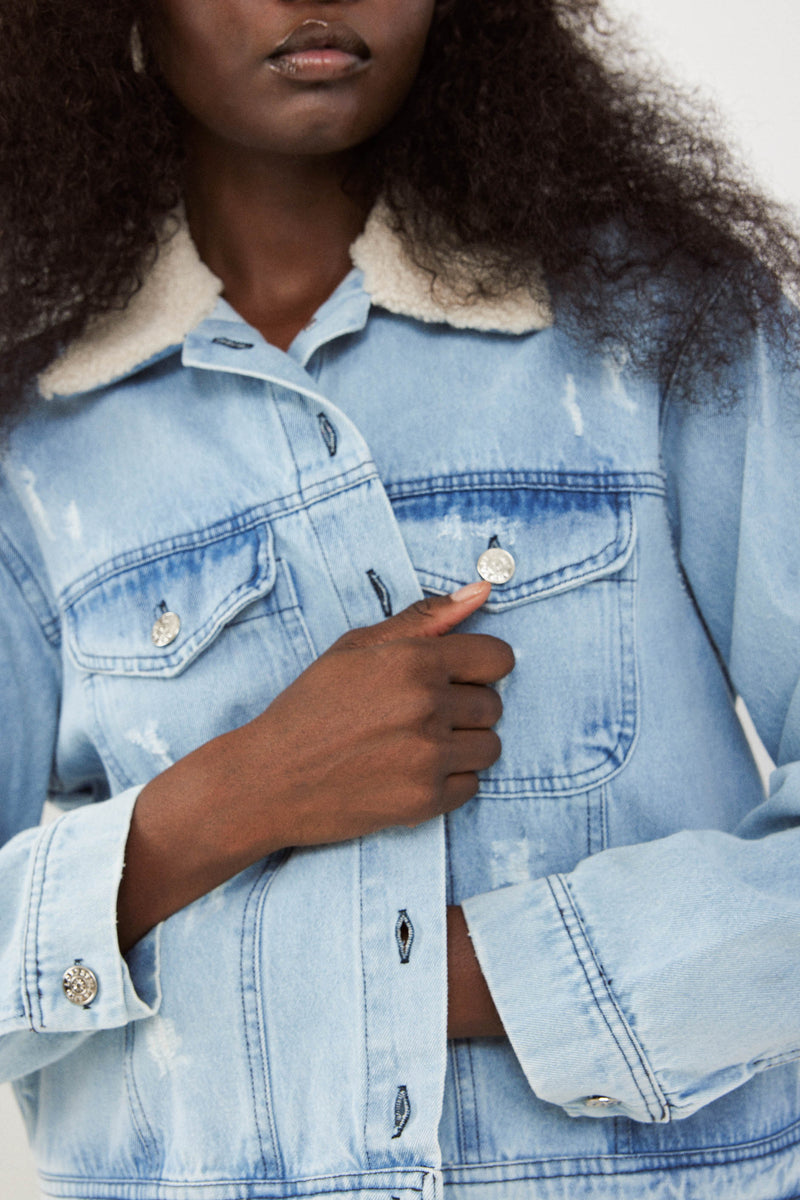 🧦Autumn/Winter 2025/2026  - JAMIE - Denim jacket - Acid