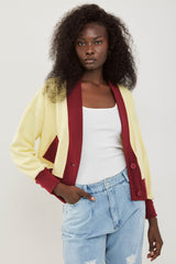 🧦Autumn/Winter 2025/2026 - Grandson Cardigan - Yellow butter 🧈and Jam 🍓🍇🫐