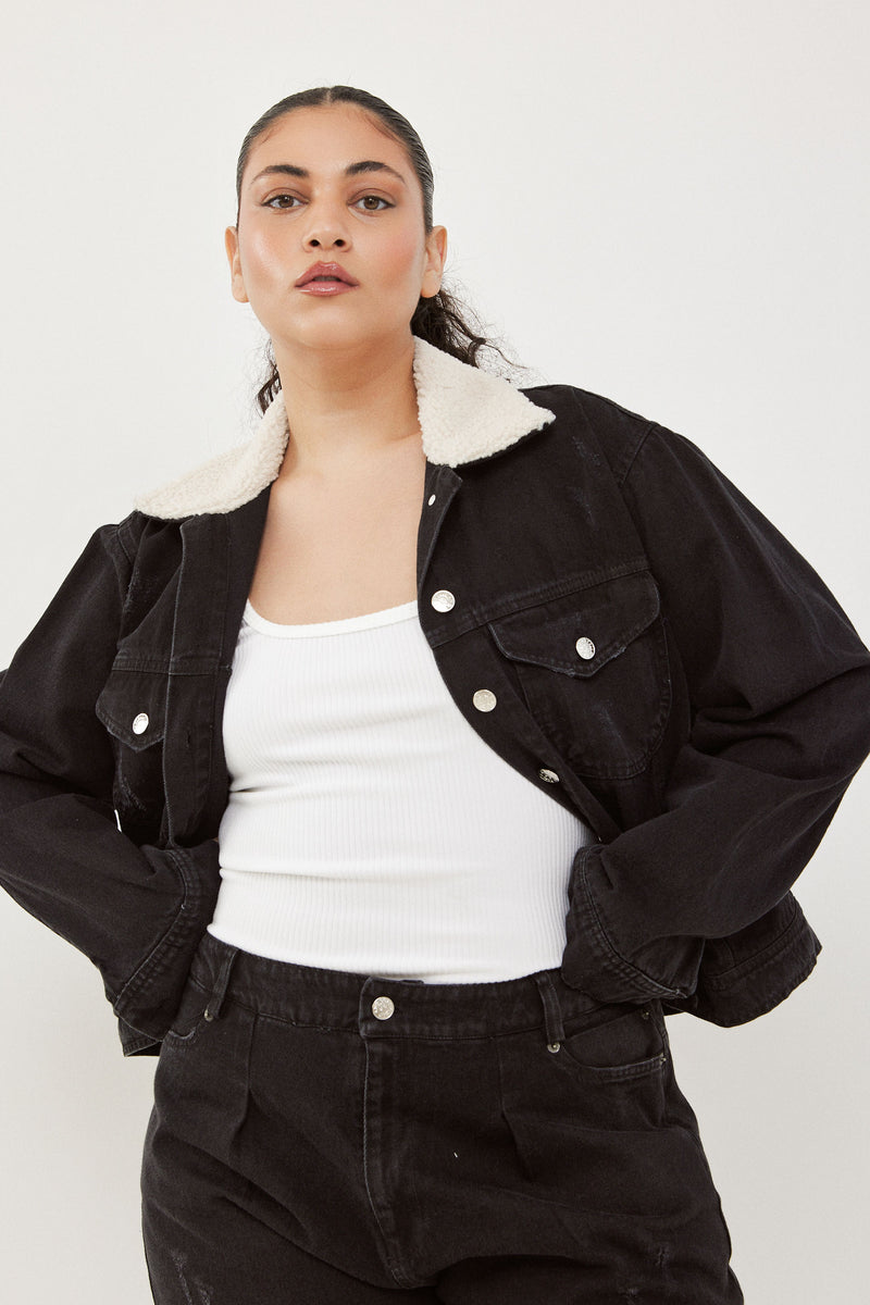 🧦Autumn/Winter 2025/2026  - JAMIE - Denim jacket - True Black Denim