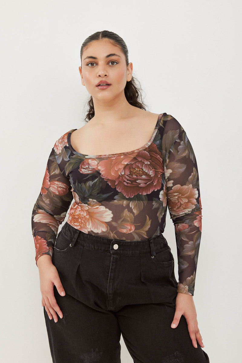 🧦 Autumn/Winter 2025/2026 - Fame - Long T Shirt - Mesh it 🌺🌸