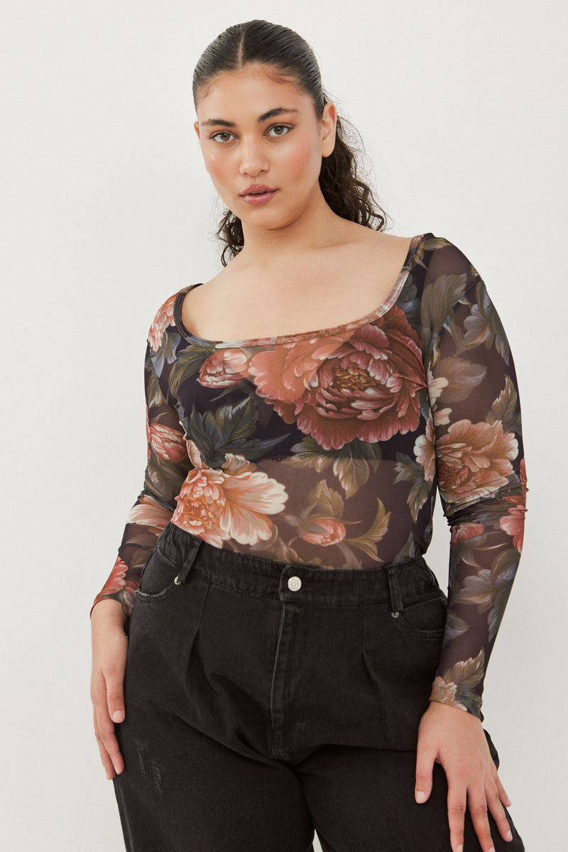 🧦 Autumn/Winter 2025/2026 - Fame - Long T Shirt - Mesh it 🌺🌸