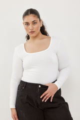 🧦 Autumn/Winter 2025/2026 - Fame - Long T Shirt - White Muse 🪐