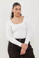 🧦 Autumn/Winter 2025/2026 - Fame - Long T Shirt - White Muse 🪐