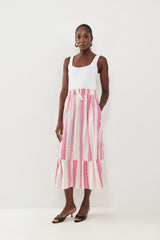🍰 Summer 2026 - Polly skirt - Pink embroidery 🪡