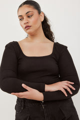 🧦 Autumn/Winter 2025/2026 - Fame - Long T Shirt - Noir Frame ☯︎