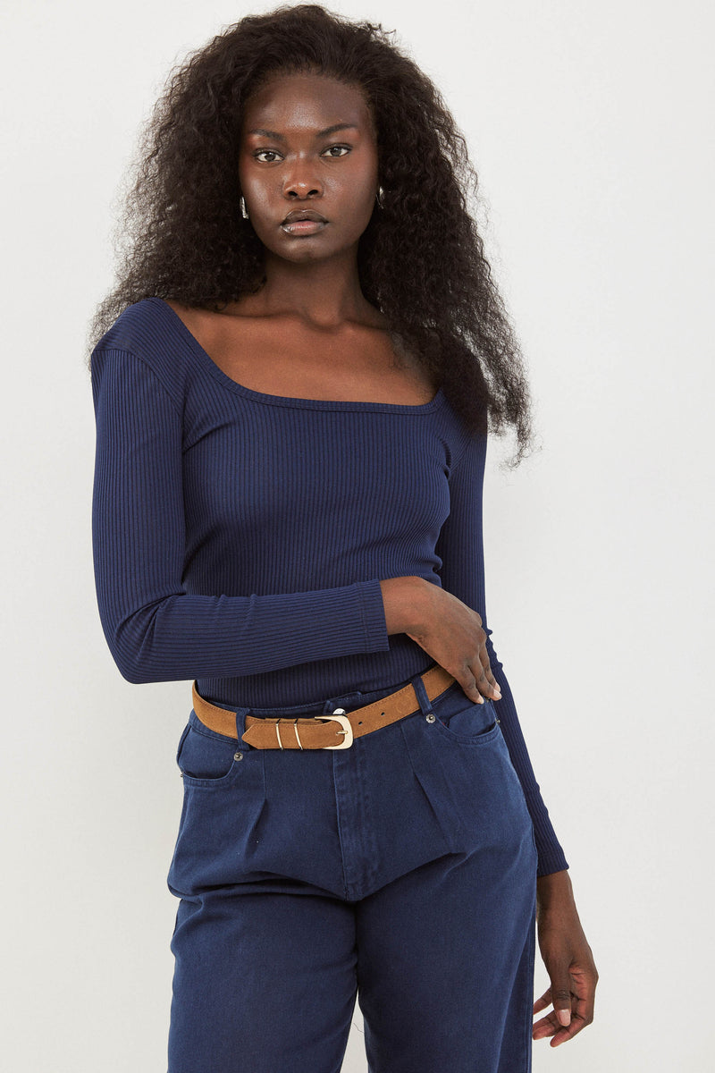 🧦 Autumn/Winter 2025/2026 - Fame - Long T Shirt - Cosmic Blue  🌎