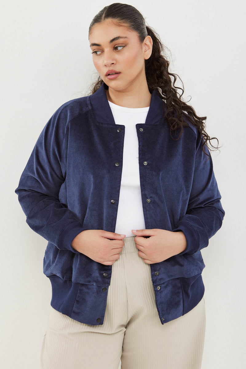 🧦Winter 2025/2026 - Bomber - Be there or Be square -  Blue Corduroy  💙